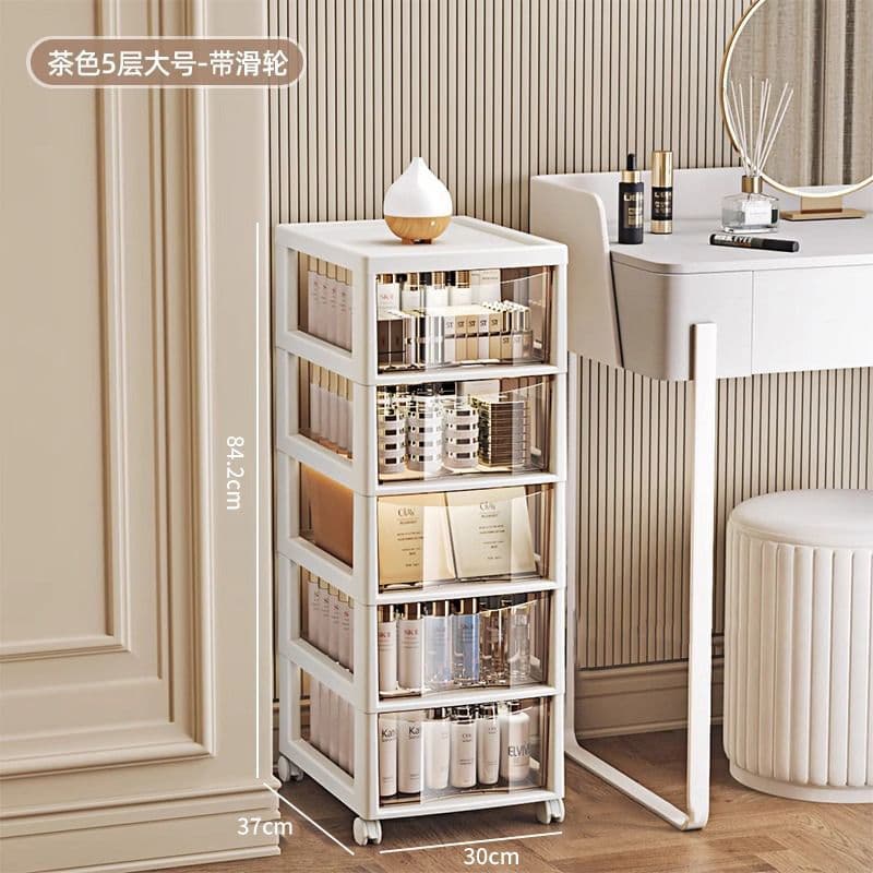 多段式スライド収納メイクボックス