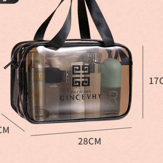 メイクボックス クリア収納 化粧品ポーチ