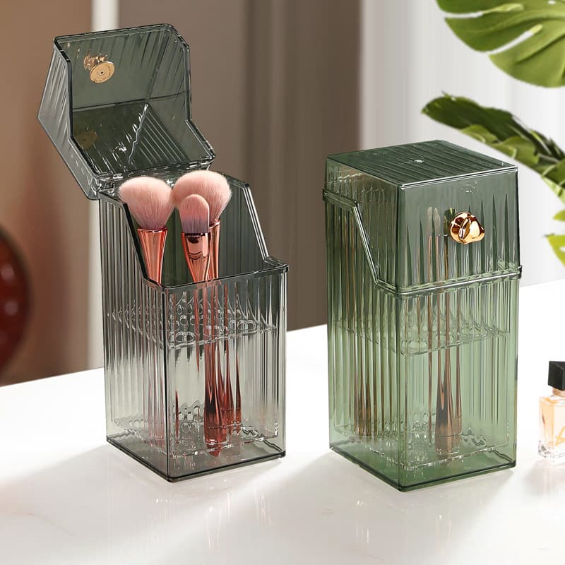 メイクボックス アクリル製メイクブラシ収納ケース