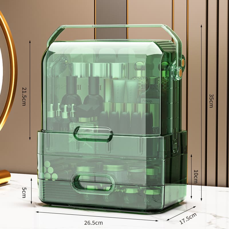 メイクボックス 高級感溢れる多段式化粧品収納ケース