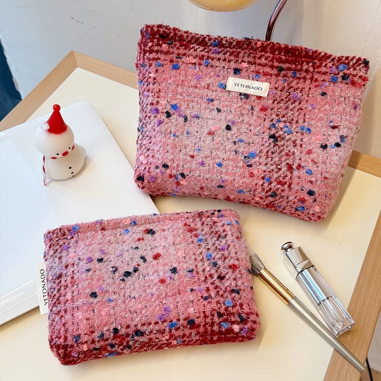 ふわもこ化粧ポーチ メイクボックス