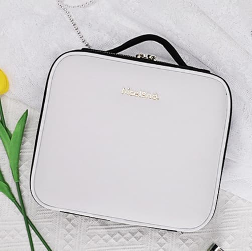 メイクボックス 上品シンプル コスメバニティケース
