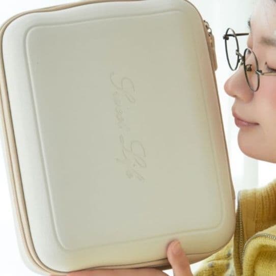メイクボックス 上品な質感の化粧品収納ケース