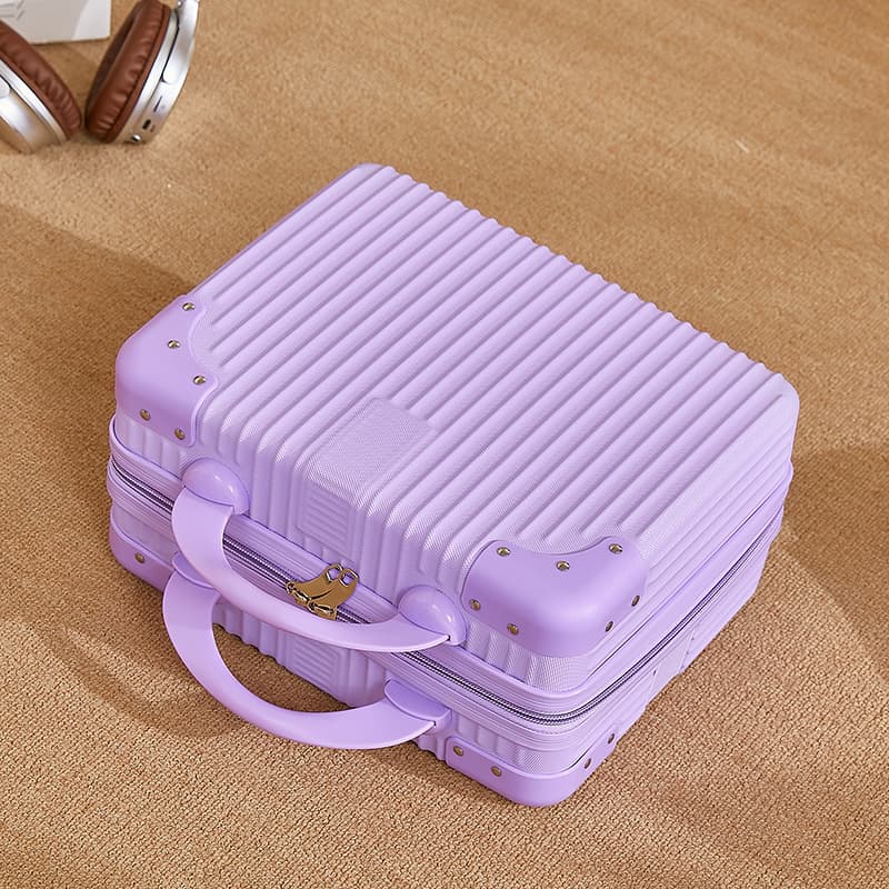 メイクボックス トランク風コスメバニティケース