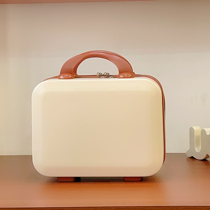 メイクボックス トランク風コスメバニティケース